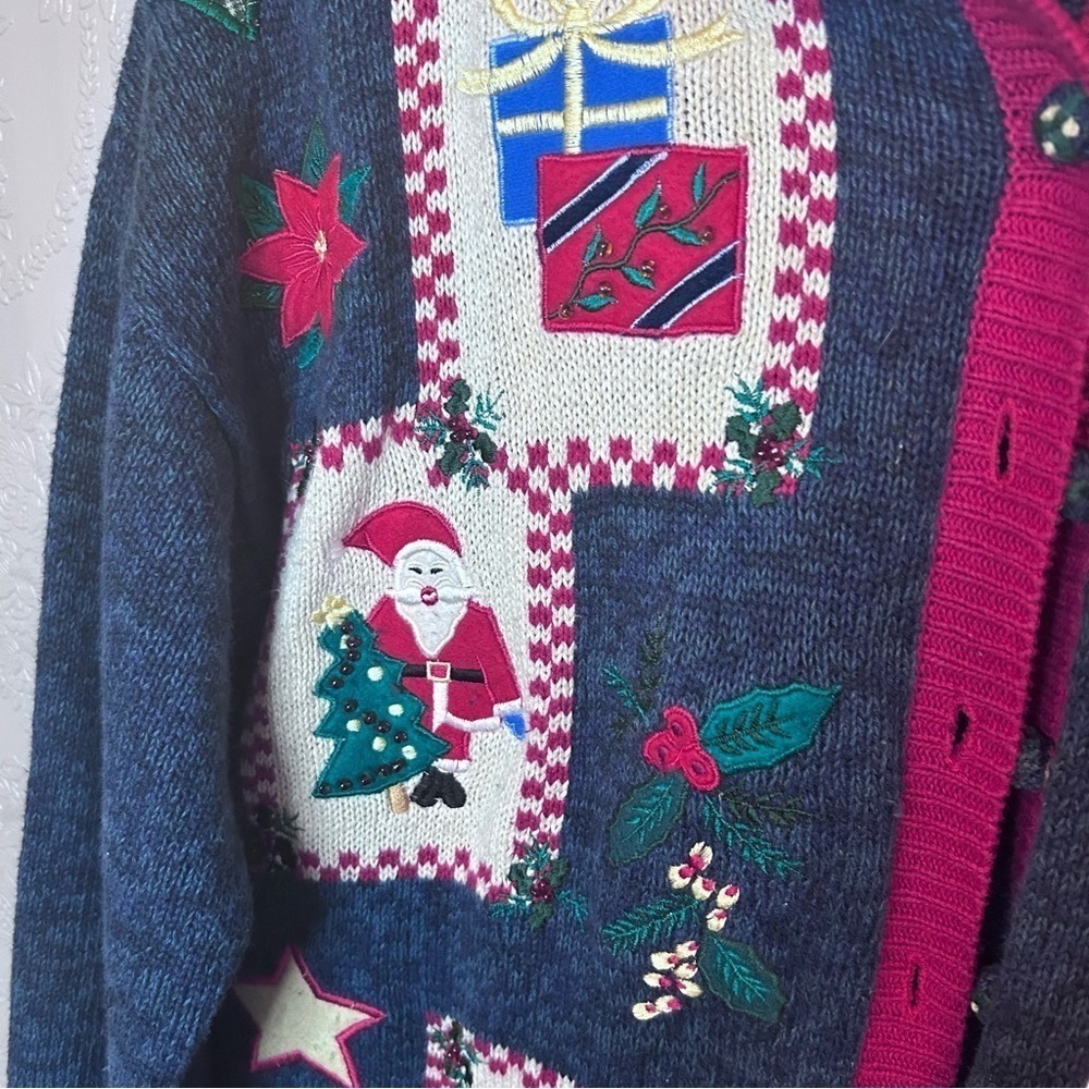 Carly St Clair Large L Christmas Sweater very good condition - Picture 4 of 5